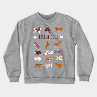 Rescue Dog Crewneck Sweatshirt